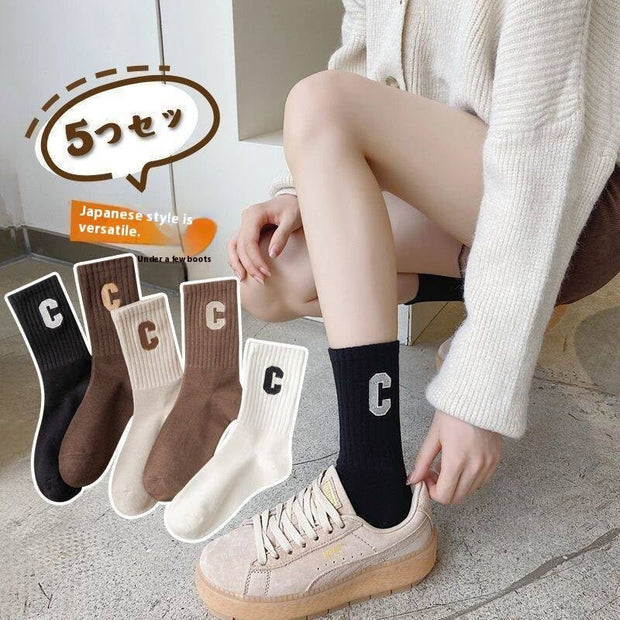 Socks For Women Mid - calf Length Socks Thin - Pretty women dresses