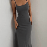 Elegant Summer Bodycon Dress - Spaghetti Strap - Pretty women dresses