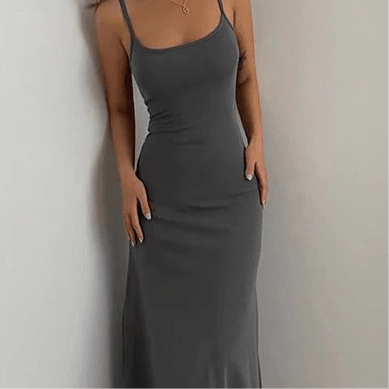 Elegant Summer Bodycon Dress - Spaghetti Strap - Pretty women dresses