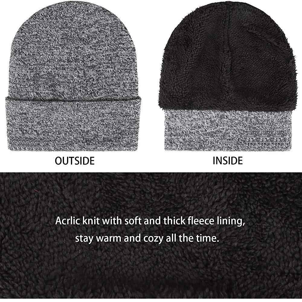 Men's 3-Piece Winter Set - Beanie Hat, Neck Warmer & Touch Screen Gloves