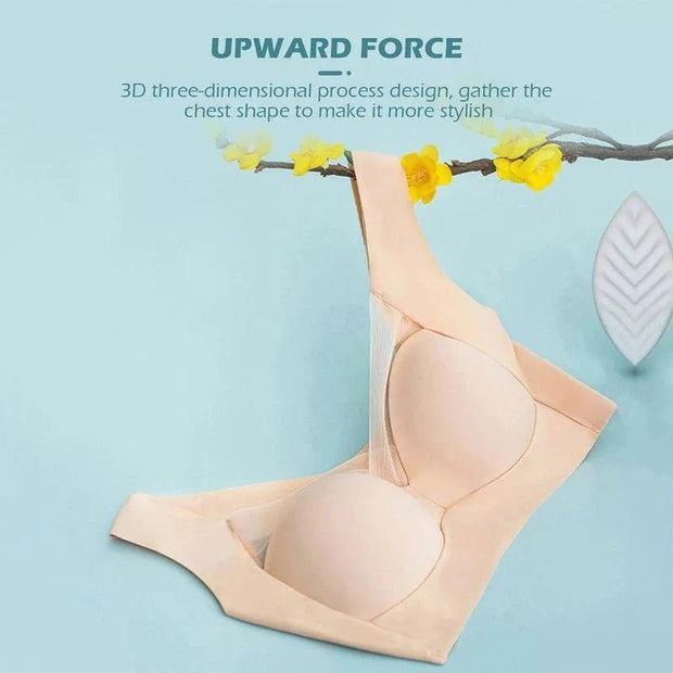Seamless Push - Up Mesh Patchwork Bralette - Pretty women dresses