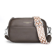 Fashion Simple Shoulder Messenger Bag Top Layer Cowhide Small Square Bag - Pretty women dresses
