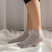 Women's Thin Summer Pure Cotton Toe Socks Plain Toe Socks - Pretty women dresses