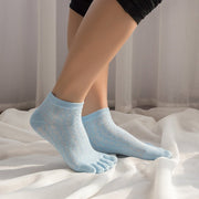 Women's Thin Summer Pure Cotton Toe Socks Plain Toe Socks - Pretty women dresses