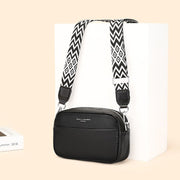 Fashion Simple Shoulder Messenger Bag Top Layer Cowhide Small Square Bag - Pretty women dresses