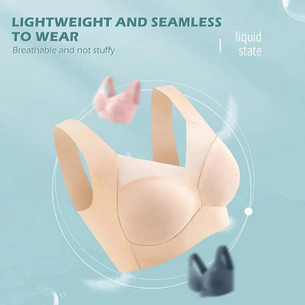 Seamless Push - Up Mesh Patchwork Bralette - Pretty women dresses