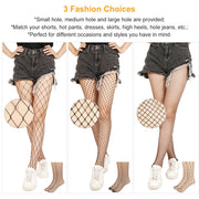 1Pc Women Fishnet Tights Sexy High Waist Fishnet Pantyhose Stretchy Mesh Hollow Out Tights Stockings With Medium Large Hole Choices - Pretty women dresses
