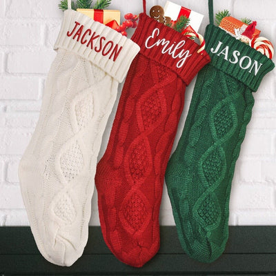 Embroidered Knitted Christmas Socks Decorative Products - Pretty women dresses