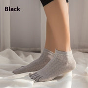 Women's Thin Summer Pure Cotton Toe Socks Plain Toe Socks - Pretty women dresses