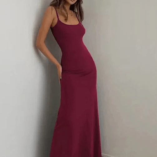 Elegant Summer Bodycon Dress - Spaghetti Strap - Pretty women dresses