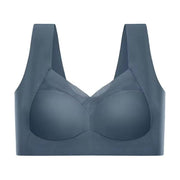 Seamless Push - Up Mesh Patchwork Bralette - Pretty women dresses