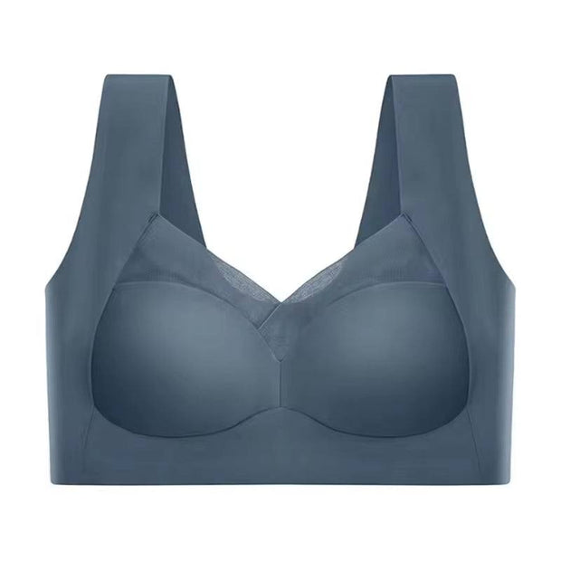 Seamless Push - Up Mesh Patchwork Bralette - Pretty women dresses