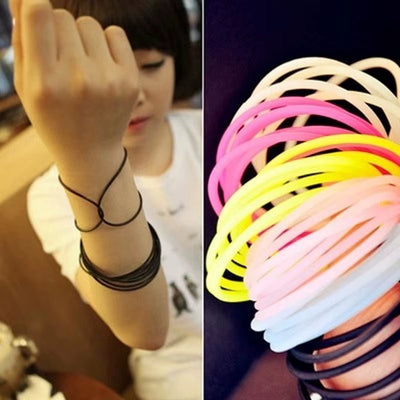 Pulseras Luminosas De Silicona Para Hombre Y Mujer, Brazalete De Goma Fluorescente De Neón, 20 Unidades, Venta Al Por Mayor - Pretty women dresses