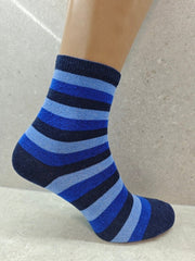 Pack Of 6 12 24 Pairs Womens Colourful Striped Socks - Pretty women dresses