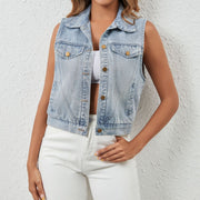 Loose Fashion Casual Denim Vest