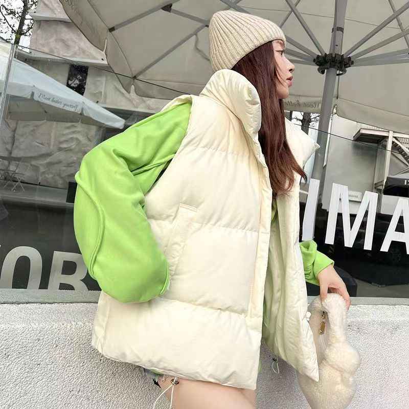 Autumn and Winter Women's Short Down Vest - Versatile Jacket Trend