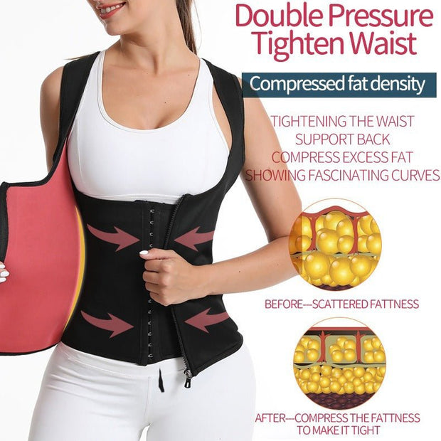 Body Shaping Skinny Corset Thickened Belt Waist Support Vest - Pretty women dresses
