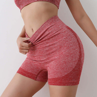 Yoga Shorts High Waist Stretch Anti-wardrobe Malfunction Fitness Pants