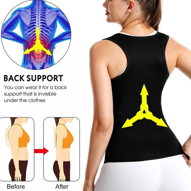 Body Shaping Skinny Corset Thickened Belt Waist Support Vest - Pretty women dresses
