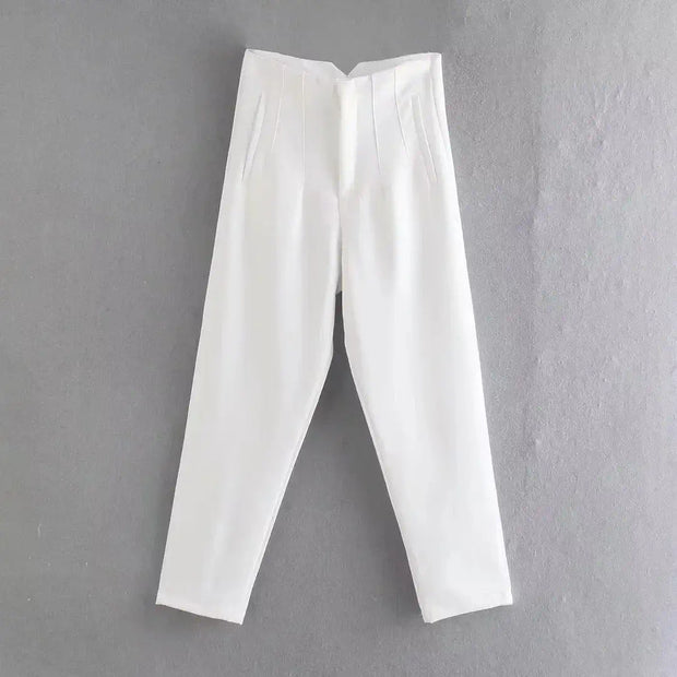 Chic High Waist Pencil Pants for Women - Pretty women dresses