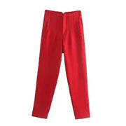 Chic High Waist Pencil Pants for Women - Pretty women dresses