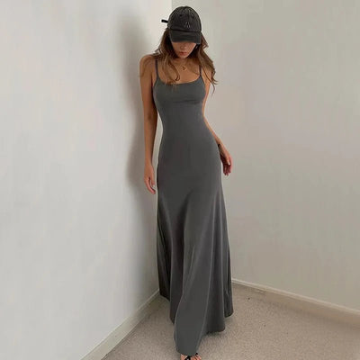Elegant Summer Bodycon Dress - Spaghetti Strap - Pretty women dresses