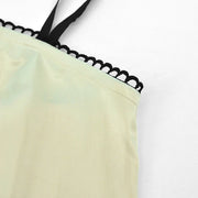 Sexy Camis Skirt Two Piece Set Women Summer New Sleeveless Crop Top High Waist Skirt Solid Slim Fashion Party Suit Streetwear - Pretty women dresses