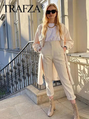 Chic High Waist Pencil Pants for Women - Pretty women dresses
