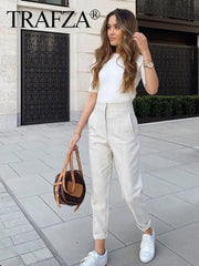 Chic High Waist Pencil Pants for Women - Pretty women dresses