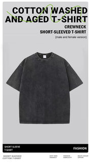 Street Woman Cotton Washed T-Shirts Cool Racing Cars No Fear At All Printing Tee Shirts O - Neck Loose Distressed Female Clothes - Pretty women dresses