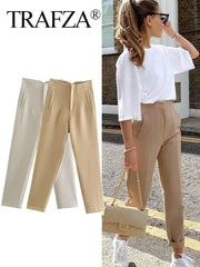 Chic High Waist Pencil Pants for Women - Pretty women dresses