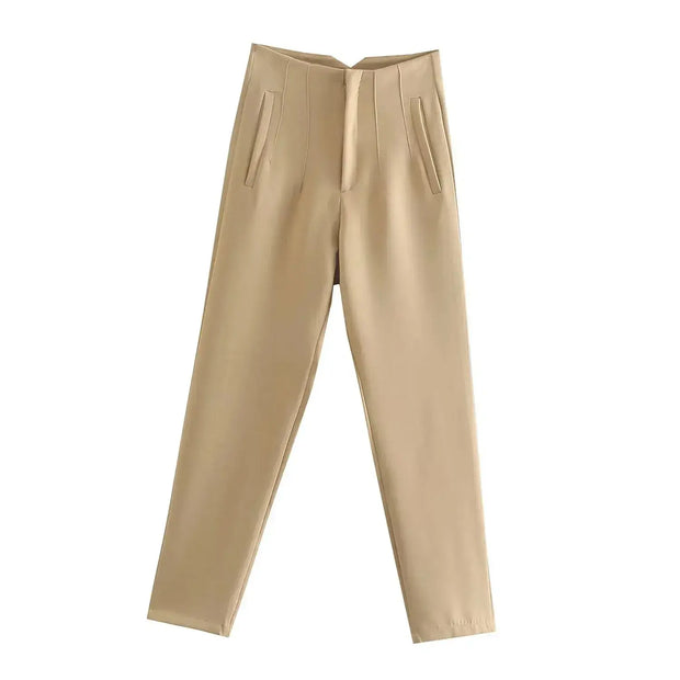 Chic High Waist Pencil Pants for Women - Pretty women dresses