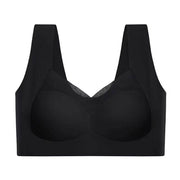 Seamless Push - Up Mesh Patchwork Bralette - Pretty women dresses