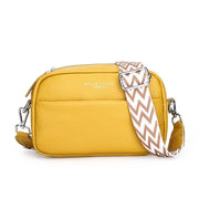 Fashion Simple Shoulder Messenger Bag Top Layer Cowhide Small Square Bag - Pretty women dresses