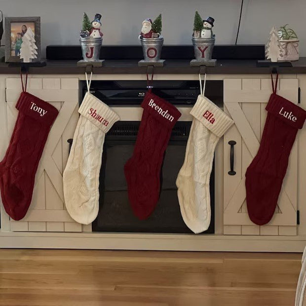 Embroidered Knitted Christmas Socks Decorative Products - Pretty women dresses
