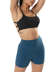 2 Pack Strappy Sports Bras For Women - Criss Cross Back Sexy Wireless Padded Yoga Bra Cute Workout - Pretty women dresses