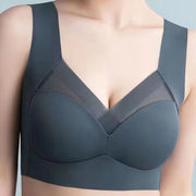 Seamless Push - Up Mesh Patchwork Bralette - Pretty women dresses